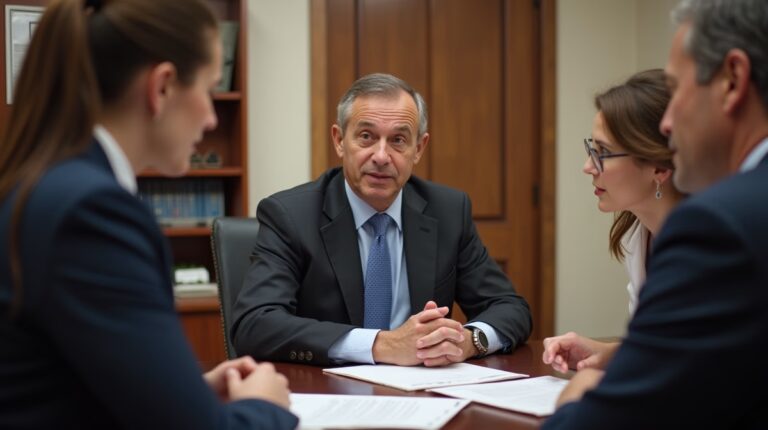 The experienced legal team at Moreno Valley Probate Law helping Inland Empire families from our Moreno Valley office consults with heirs in the Moreno Valley office to sign vital court filings discussing Affidavit for Real Property of Small Value