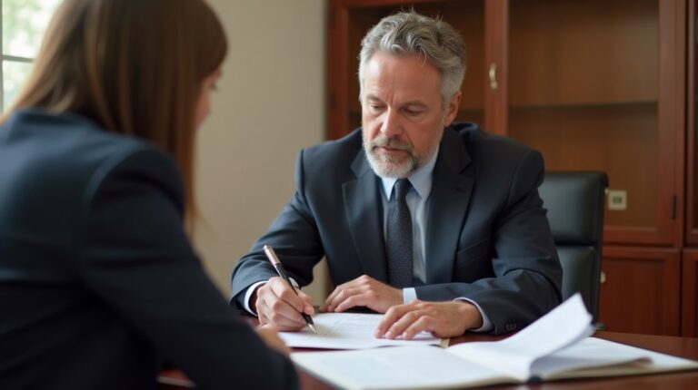 The experienced legal team at Moreno Valley Probate Law helping Inland Empire families from our Moreno Valley office consults with heirs in the Moreno Valley office to sign vital court filings discussing Avoiding Probate Without a Will