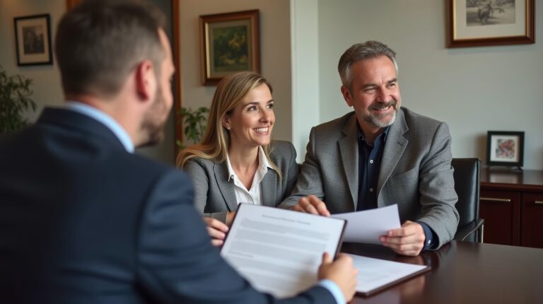 The experienced legal team at Moreno Valley Probate Law helping Inland Empire families from our Moreno Valley office consults with heirs in the Moreno Valley office to sign vital court filings discussing Beneficiary Dies Before Closing