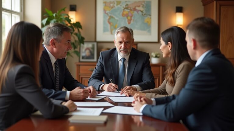 The experienced legal team at Moreno Valley Probate Law helping Inland Empire families from our Moreno Valley office consults with heirs in the Moreno Valley office to sign vital court filings discussing Burden of Proof in a Will Contest