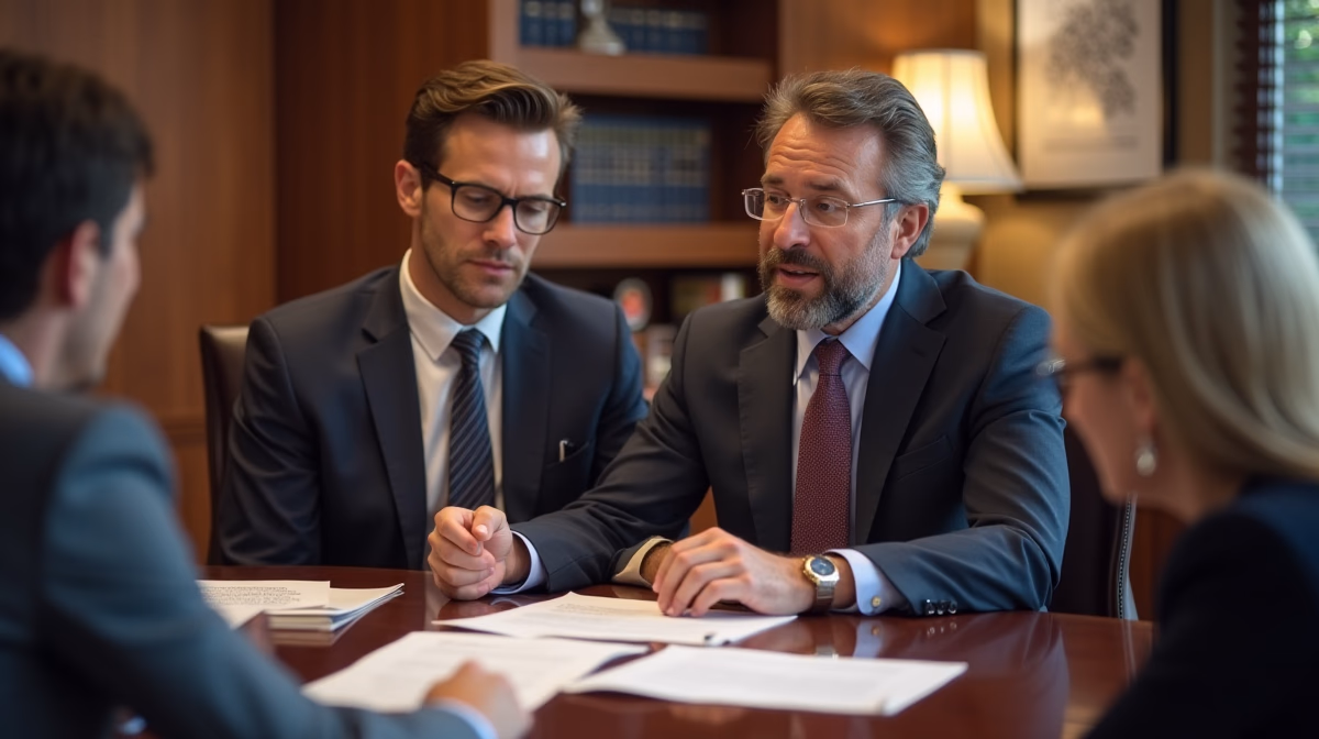 The experienced legal team at Moreno Valley Probate Law helping Inland Empire families from our Moreno Valley office consults with heirs in the Moreno Valley office to sign vital court filings discussing Clearing Notes for the Final Hearing