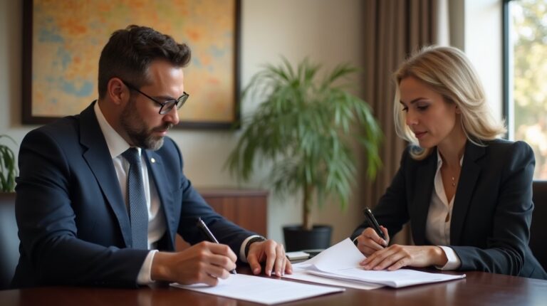 The experienced legal team at Moreno Valley Probate Law helping Inland Empire families from our Moreno Valley office consults with heirs in the Moreno Valley office to sign vital court filings discussing Did a New Spouse Change the Will