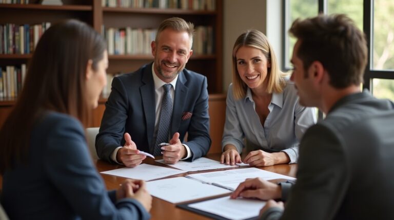 The experienced legal team at Moreno Valley Probate Law helping Inland Empire families from our Moreno Valley office consults with heirs in the Moreno Valley office to sign vital court filings discussing Do Beneficiaries Have to Attend the Hearing