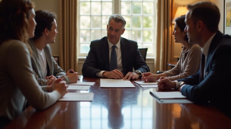 The experienced legal team at Moreno Valley Probate Law helping Inland Empire families from our Moreno Valley office consults with heirs in the Moreno Valley office to sign vital court filings discussing Documenting Personal Property Distribution