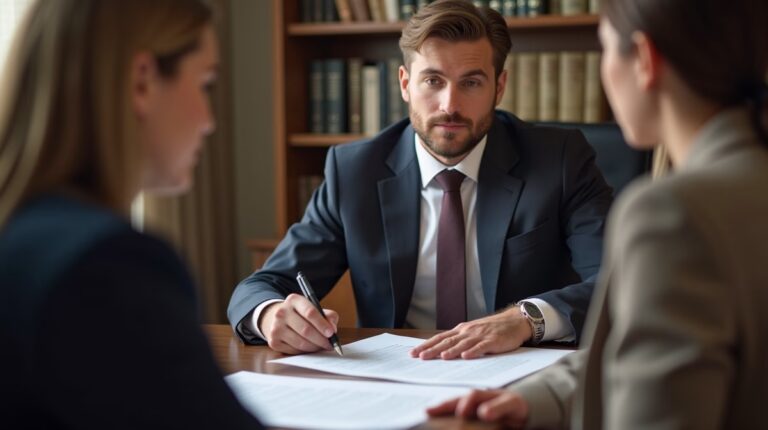 The experienced legal team at Moreno Valley Probate Law helping Inland Empire families from our Moreno Valley office consults with heirs in the Moreno Valley office to sign vital court filings discussing Does Probate Court Handle Trust Disputes