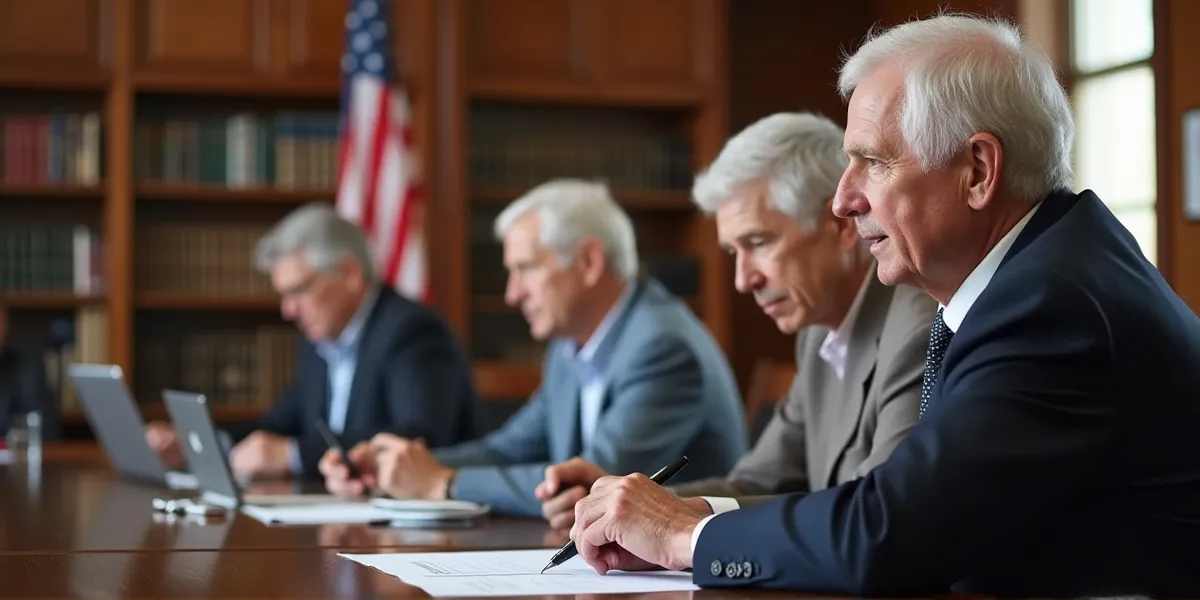 elderly people at a law office custody of your original will is very important