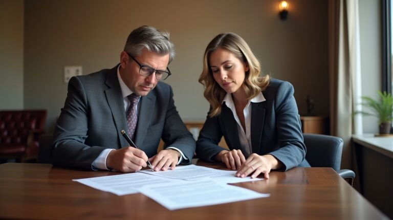 The experienced legal team at Moreno Valley Probate Law helping Inland Empire families from our Moreno Valley office consults with heirs in the Moreno Valley office to sign vital court filings discussing Filing a Final Estate Tax Return