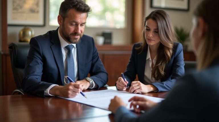The experienced legal team at Moreno Valley Probate Law helping Inland Empire families from our Moreno Valley office consults with heirs in the Moreno Valley office to sign vital court filings discussing Filing a Small Estate Affidavit in California