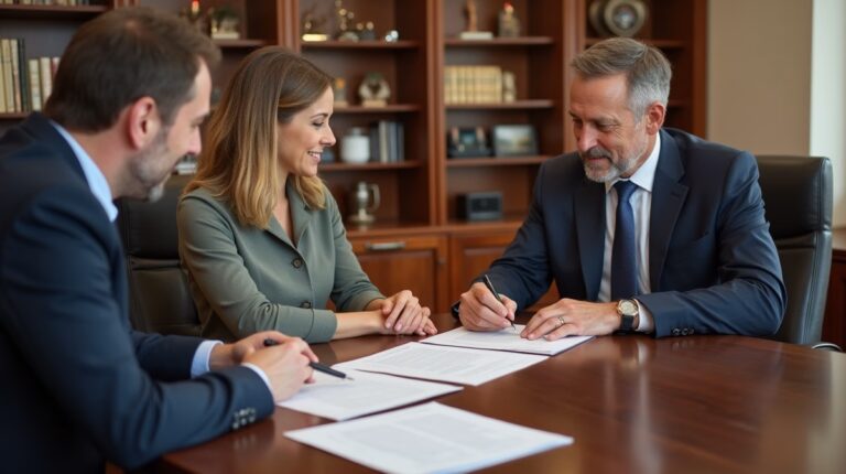 The experienced legal team at Moreno Valley Probate Law helping Inland Empire families from our Moreno Valley office consults with heirs in the Moreno Valley office to sign vital court filings discussing Getting an Executor Release of Liability