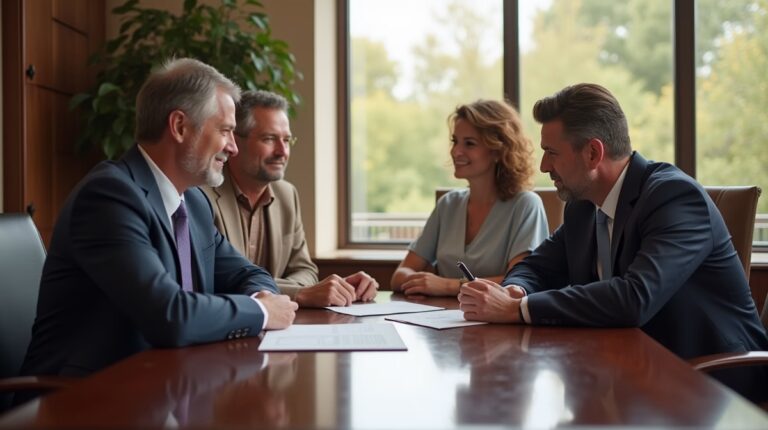 The experienced legal team at Moreno Valley Probate Law helping Inland Empire families from our Moreno Valley office consults with heirs in the Moreno Valley office to sign vital court filings discussing Gross or Net Value of Moreno Valley Real Estate