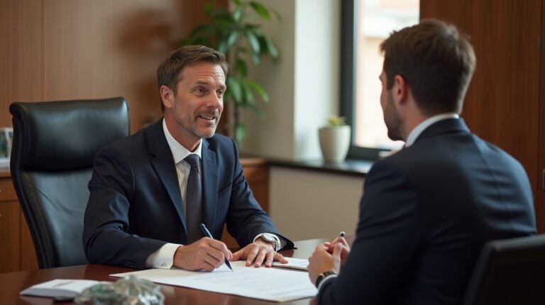 The experienced legal team at Moreno Valley Probate Law helping Inland Empire families from our Moreno Valley office consults with heirs in the Moreno Valley office to sign vital court filings discussing Handling an Insolvent Moreno Valley Estate