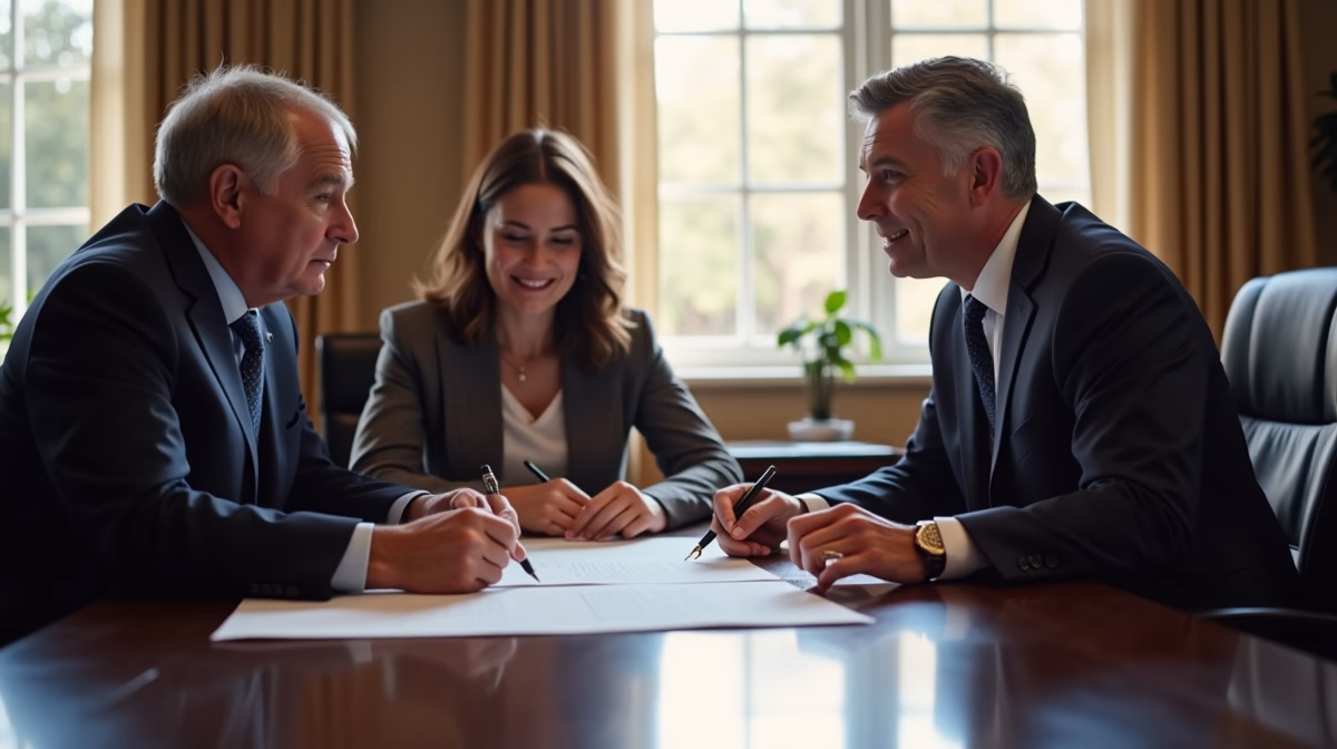 The experienced legal team at Moreno Valley Probate Law helping Inland Empire families from our Moreno Valley office consults with heirs in the Moreno Valley office to sign vital court filings discussing How to Clear Probate Notes