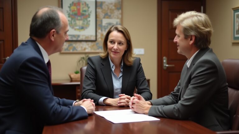 The experienced legal team at Moreno Valley Probate Law helping Inland Empire families from our Moreno Valley office consults with heirs in the Moreno Valley office to sign vital court filings discussing Is Mediation Required Before Trial