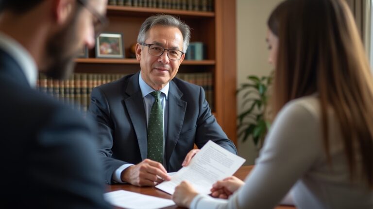 The experienced legal team at Moreno Valley Probate Law helping Inland Empire families from our Moreno Valley office consults with heirs in the Moreno Valley office to sign vital court filings discussing Joint Tenancy Termination Petition