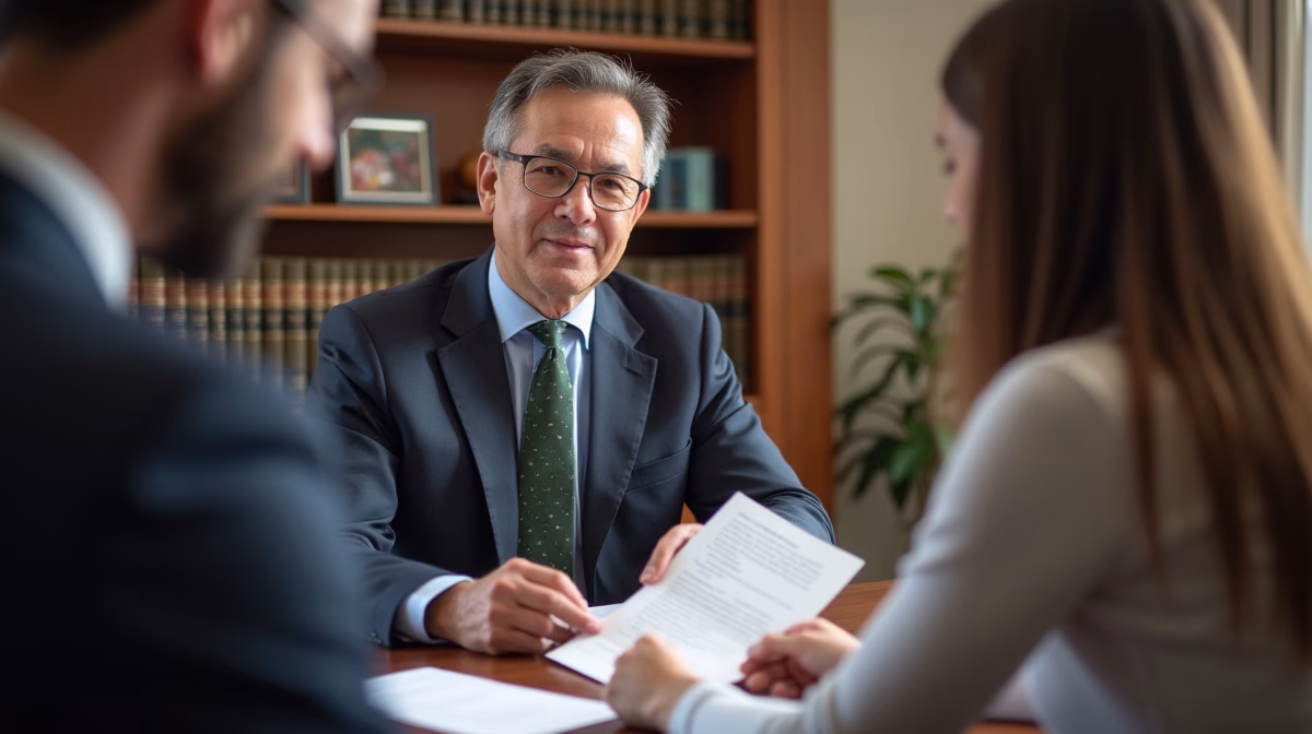 The experienced legal team at Moreno Valley Probate Law helping Inland Empire families from our Moreno Valley office consults with heirs in the Moreno Valley office to sign vital court filings discussing Joint Tenancy Termination Petition
