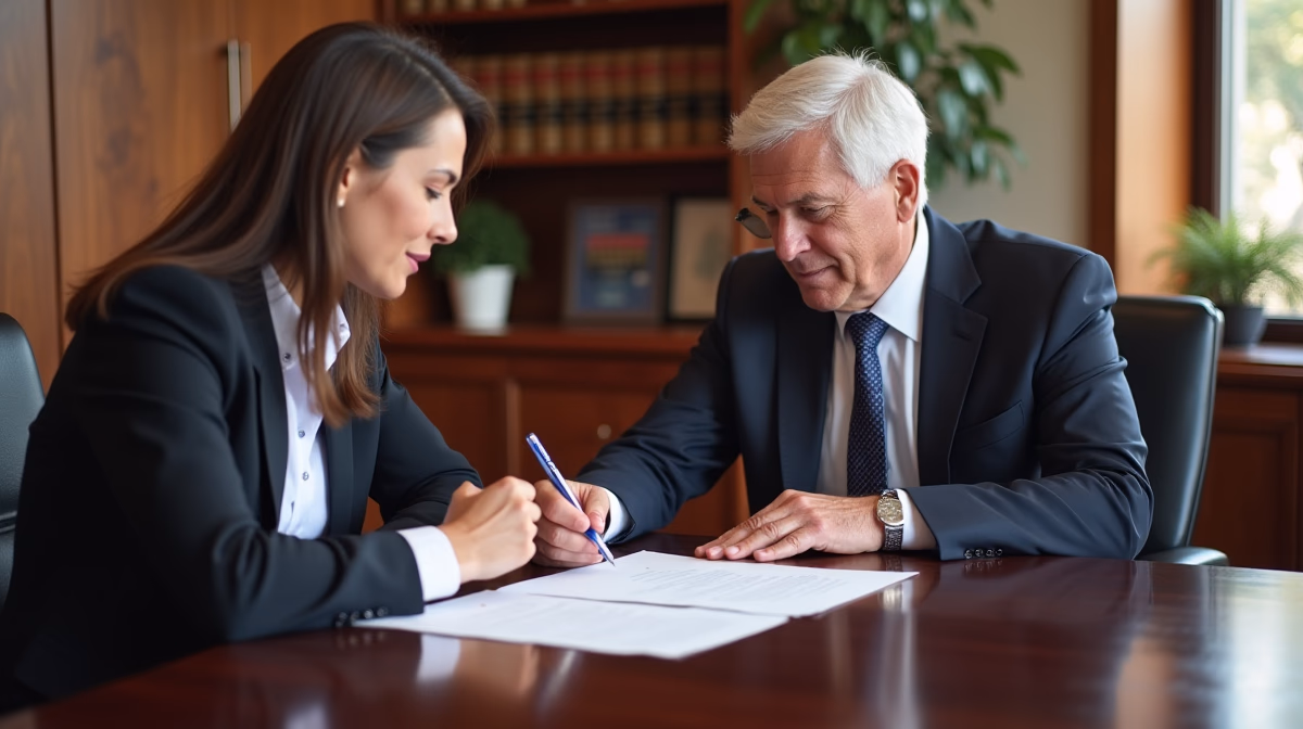 The experienced legal team at Moreno Valley Probate Law helping Inland Empire families from our Moreno Valley office consults with heirs in the Moreno Valley office to sign vital court filings discussing Liability in Small Estate Affidavits