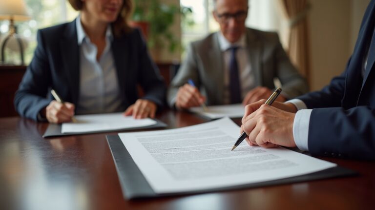 The experienced legal team at Moreno Valley Probate Law helping Inland Empire families from our Moreno Valley office consults with heirs in the Moreno Valley office to sign vital court filings discussing Managing a Moreno Valley Small Business in Probate