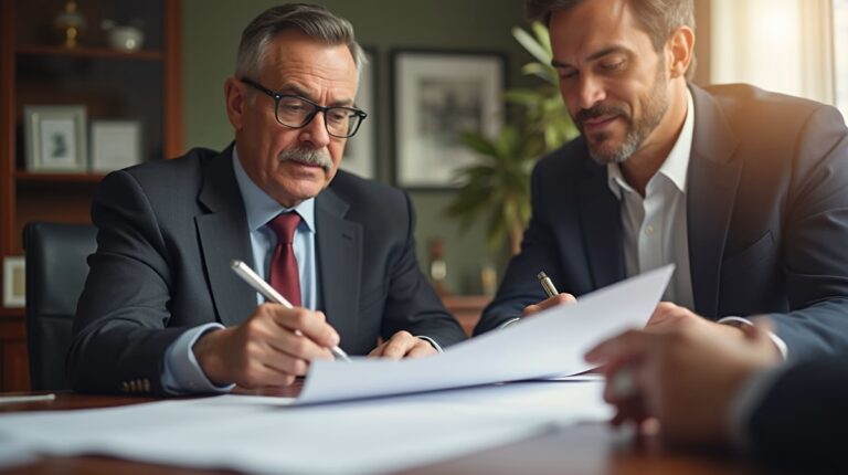 The experienced legal team at Moreno Valley Probate Law helping Inland Empire families from our Moreno Valley office consults with heirs in the Moreno Valley office to sign vital court filings discussing Organizing Estate Expense Receipts