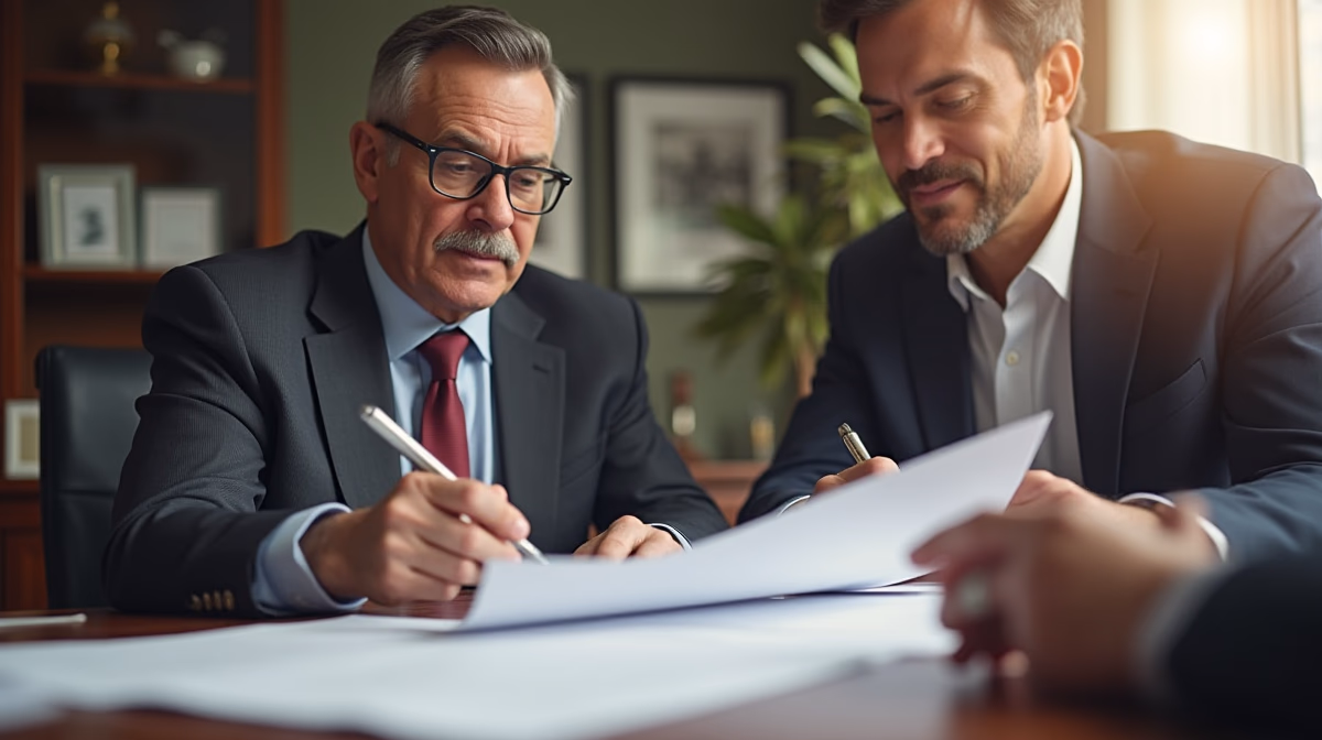 The experienced legal team at Moreno Valley Probate Law helping Inland Empire families from our Moreno Valley office consults with heirs in the Moreno Valley office to sign vital court filings discussing Organizing Estate Expense Receipts