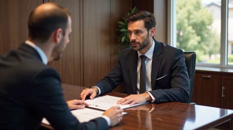 The experienced legal team at Moreno Valley Probate Law helping Inland Empire families from our Moreno Valley office consults with heirs in the Moreno Valley office to sign vital court filings discussing Organizing Old Estate Tax Returns