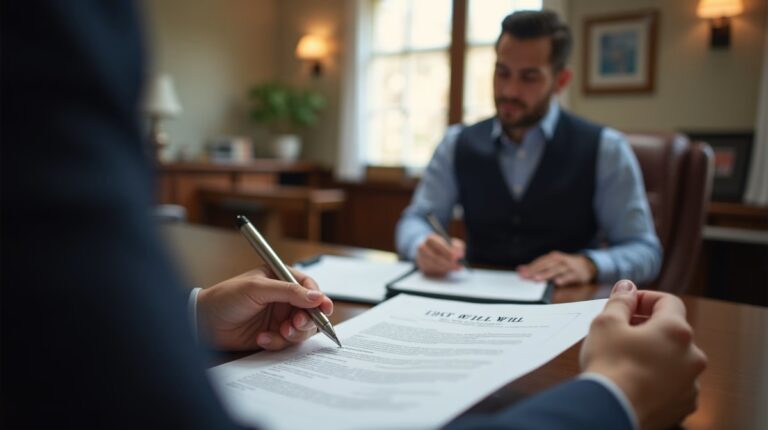 The experienced legal team at Moreno Valley Probate Law helping Inland Empire families from our Moreno Valley office consults with heirs in the Moreno Valley office to sign vital court filings discussing Paying Debts Before Small Estate Filing