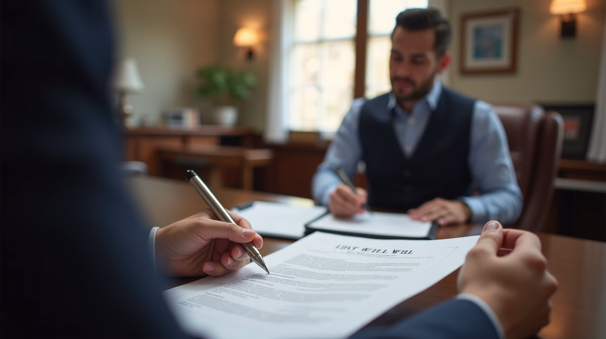 The experienced legal team at Moreno Valley Probate Law helping Inland Empire families from our Moreno Valley office consults with heirs in the Moreno Valley office to sign vital court filings discussing Paying Debts Before Small Estate Filing