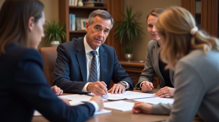 The experienced legal team at Moreno Valley Probate Law helping Inland Empire families from our Moreno Valley office consults with heirs in the Moreno Valley office to sign vital court filings discussing Paying the Mortgage on a Moreno Valley Property