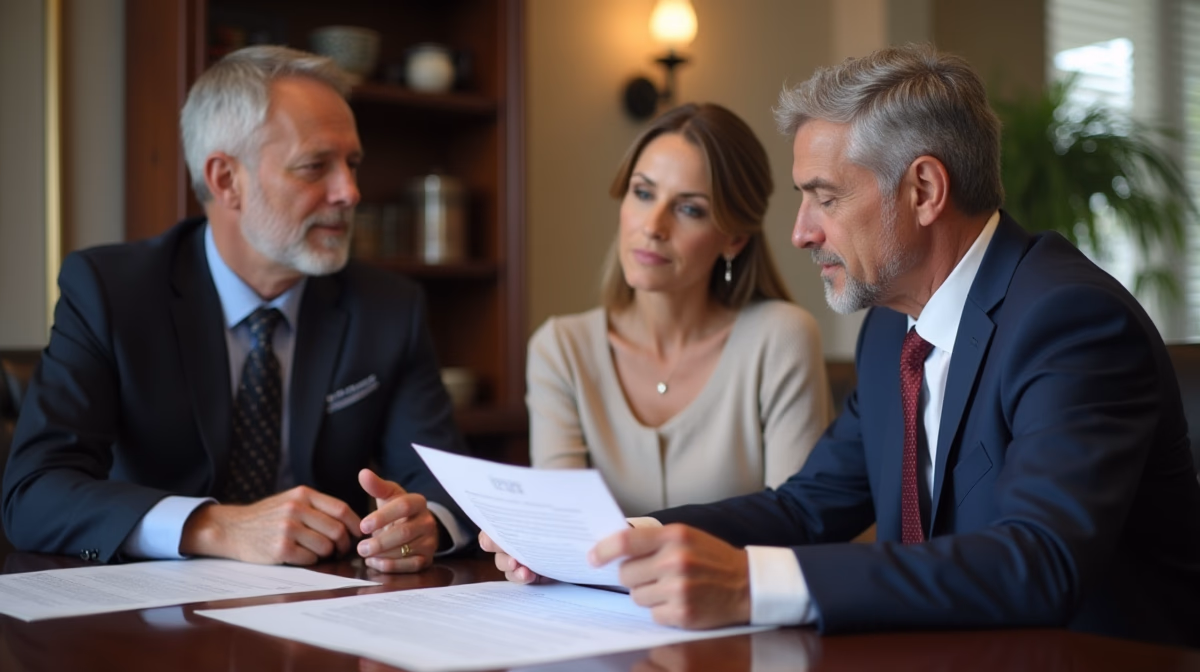 The experienced legal team at Moreno Valley Probate Law helping Inland Empire families from our Moreno Valley office consults with heirs in the Moreno Valley office to sign vital court filings discussing Petition for Family Allowance