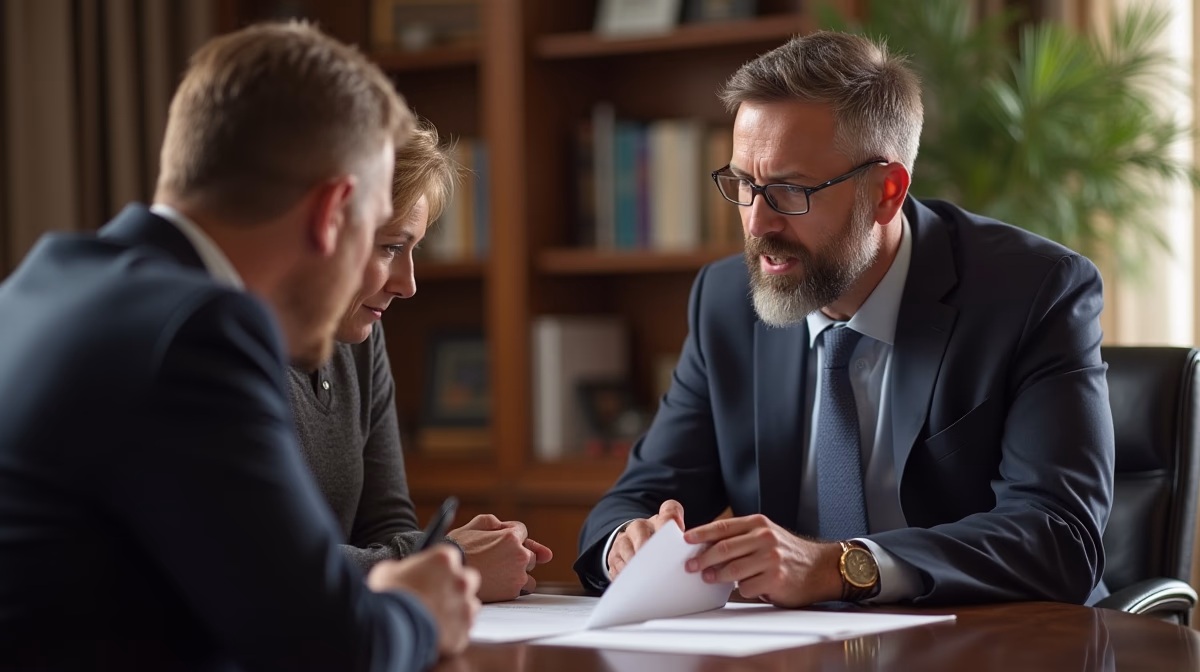 The experienced legal team at Moreno Valley Probate Law helping Inland Empire families from our Moreno Valley office consults with heirs in the Moreno Valley office to sign vital court filings discussing Petition to Determine Heirship
