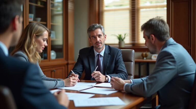 The experienced legal team at Moreno Valley Probate Law helping Inland Empire families from our Moreno Valley office consults with heirs in the Moreno Valley office to sign vital court filings discussing Petition to Reopen Probate