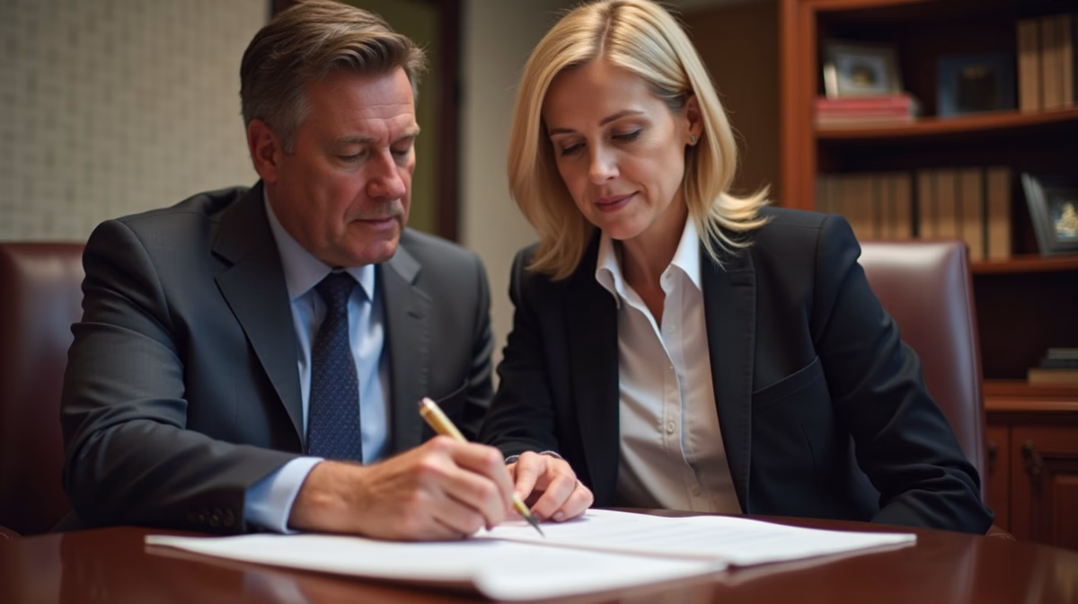The experienced legal team at Moreno Valley Probate Law helping Inland Empire families from our Moreno Valley office consults with heirs in the Moreno Valley office to sign vital court filings discussing Procedure for Trust Creditor Claims