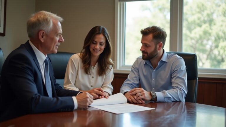 The experienced legal team at Moreno Valley Probate Law helping Inland Empire families from our Moreno Valley office consults with heirs in the Moreno Valley office to sign vital court filings discussing Proving Oral Contracts for Property