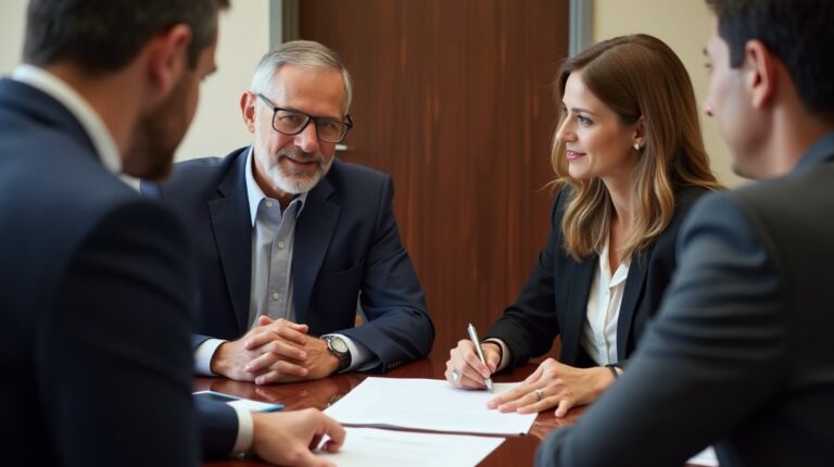 The experienced legal team at Moreno Valley Probate Law helping Inland Empire families from our Moreno Valley office consults with heirs in the Moreno Valley office to sign vital court filings discussing Recording Court Orders for Moreno Valley Real Estate