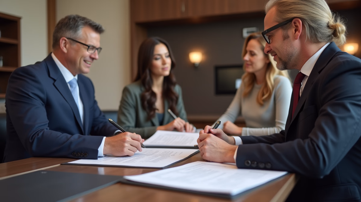 The experienced legal team at Moreno Valley Probate Law helping Inland Empire families from our Moreno Valley office consults with heirs in the Moreno Valley office to sign vital court filings discussing Requesting a DNA Test in Probate