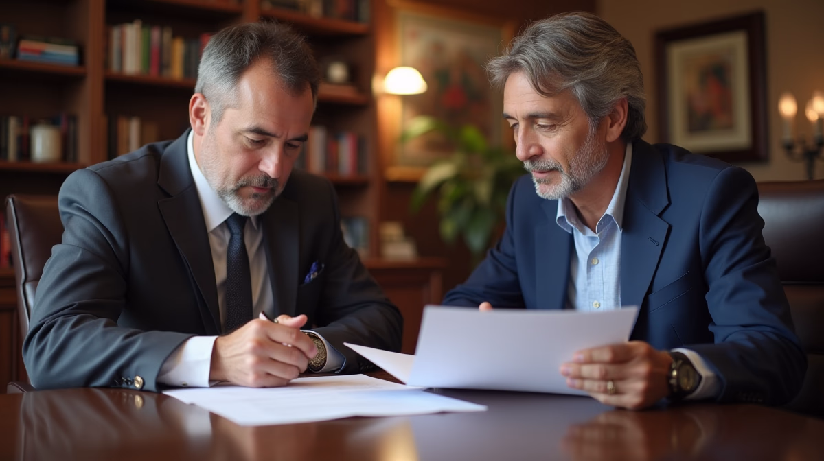 The experienced legal team at Moreno Valley Probate Law helping Inland Empire families from our Moreno Valley office consults with heirs in the Moreno Valley office to sign vital court filings discussing Separating Personal and Estate Funds