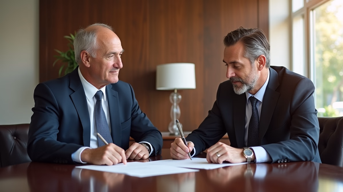 The experienced legal team at Moreno Valley Probate Law helping Inland Empire families from our Moreno Valley office consults with heirs in the Moreno Valley office to sign vital court filings discussing Settling a Will Contest Out of Court