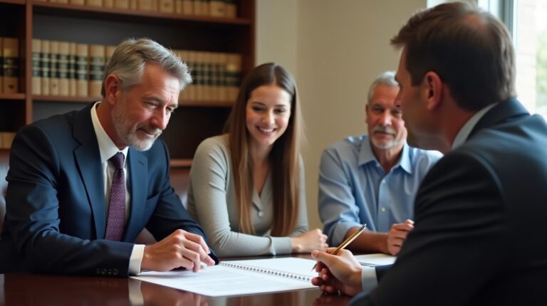 The experienced legal team at Moreno Valley Probate Law helping Inland Empire families from our Moreno Valley office consults with heirs in the Moreno Valley office to sign vital court filings discussing Small Estate Affidavit for a Moreno Valley House