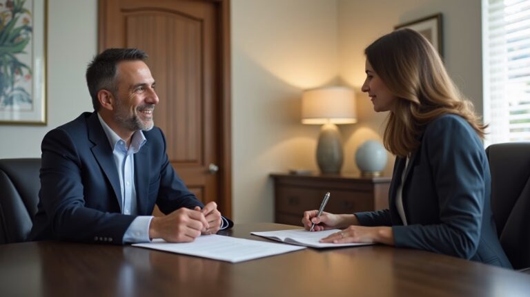 The experienced legal team at Moreno Valley Probate Law helping Inland Empire families from our Moreno Valley office consults with heirs in the Moreno Valley office to sign vital court filings discussing Submitting a Letter to the Probate Court