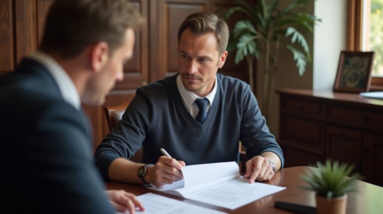 The experienced legal team at Moreno Valley Probate Law helping Inland Empire families from our Moreno Valley office consults with heirs in the Moreno Valley office to sign vital court filings discussing Switching to a Small Estate Affidavit