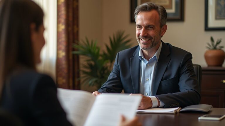 The experienced legal team at Moreno Valley Probate Law helping Inland Empire families from our Moreno Valley office consults with heirs in the Moreno Valley office to sign vital court filings discussing The 90 Rule for Selling Real Estate