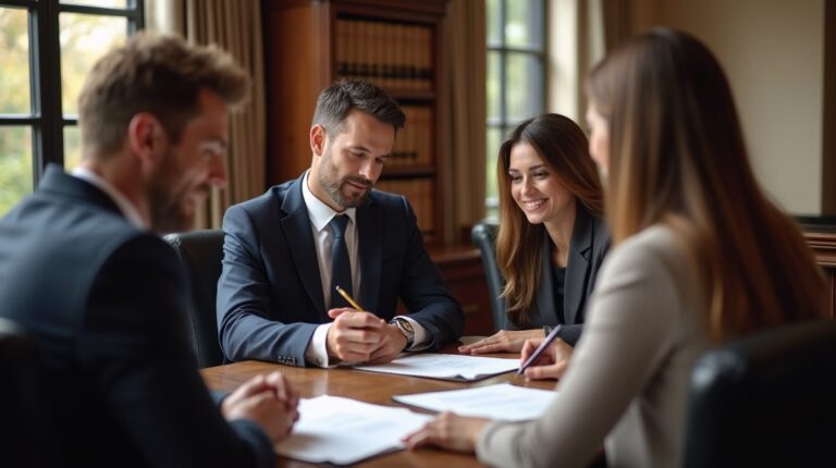 The experienced legal team at Moreno Valley Probate Law helping Inland Empire families from our Moreno Valley office consults with heirs in the Moreno Valley office to sign vital court filings discussing Timeframe for a Discharge Order