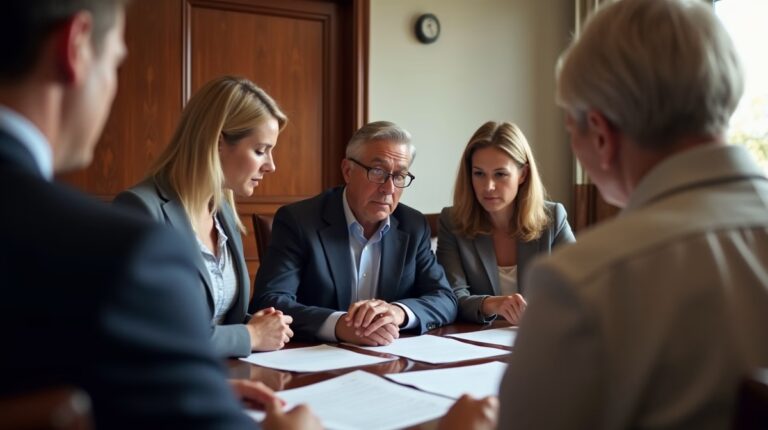 The experienced legal team at Moreno Valley Probate Law helping Inland Empire families from our Moreno Valley office consults with heirs in the Moreno Valley office to sign vital court filings discussing Tracking California Probate Documents