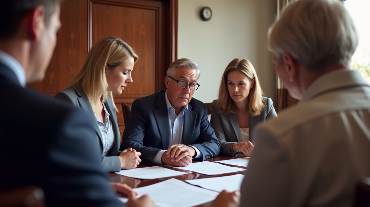 The experienced legal team at Moreno Valley Probate Law helping Inland Empire families from our Moreno Valley office consults with heirs in the Moreno Valley office to sign vital court filings discussing Tracking California Probate Documents