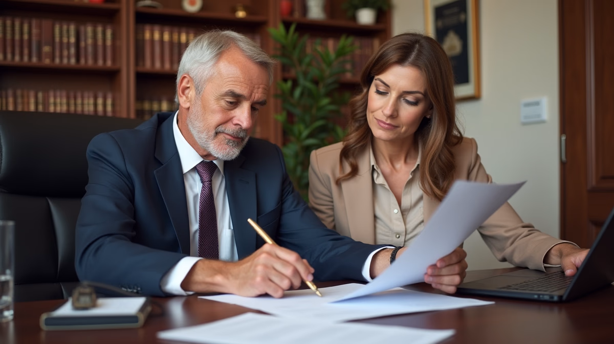 The experienced legal team at Moreno Valley Probate Law helping Inland Empire families from our Moreno Valley office consults with heirs in the Moreno Valley office to sign vital court filings discussing Trust Beneficiary Rights in California