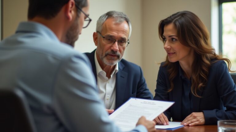 The experienced legal team at Moreno Valley Probate Law helping Inland Empire families from our Moreno Valley office consults with heirs in the Moreno Valley office to sign vital court filings discussing Understanding the Bond Section on DE111