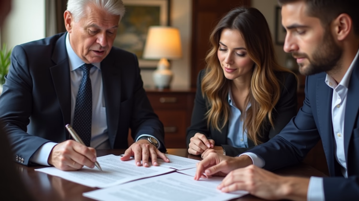 The experienced legal team at Moreno Valley Probate Law helping Inland Empire families from our Moreno Valley office consults with heirs in the Moreno Valley office to sign vital court filings discussing Using a Probate Code 850 Petition