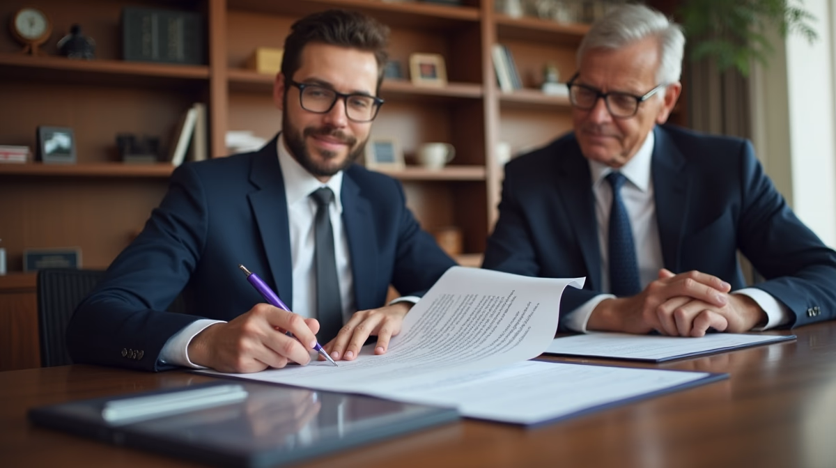 The experienced legal team at Moreno Valley Probate Law helping Inland Empire families from our Moreno Valley office consults with heirs in the Moreno Valley office to sign vital court filings discussing Vacancy Insurance for Moreno Valley Probate Homes