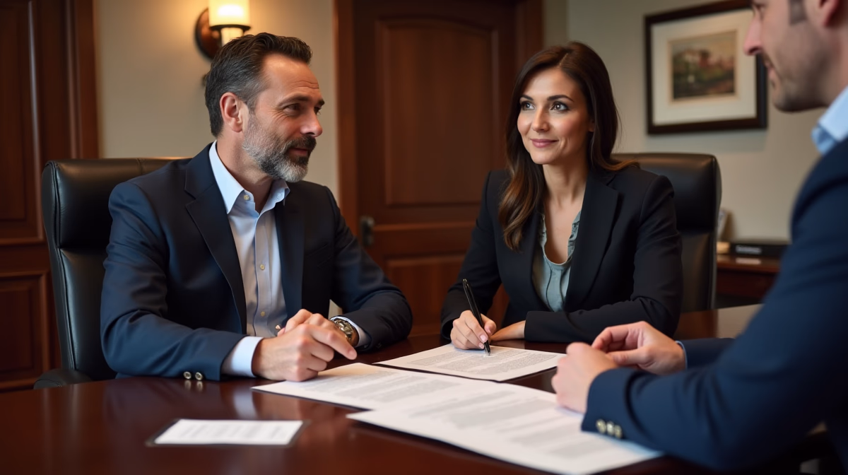 The experienced legal team at Moreno Valley Probate Law helping Inland Empire families from our Moreno Valley office consults with heirs in the Moreno Valley office to sign vital court filings discussing What Happens at the First Probate Hearing