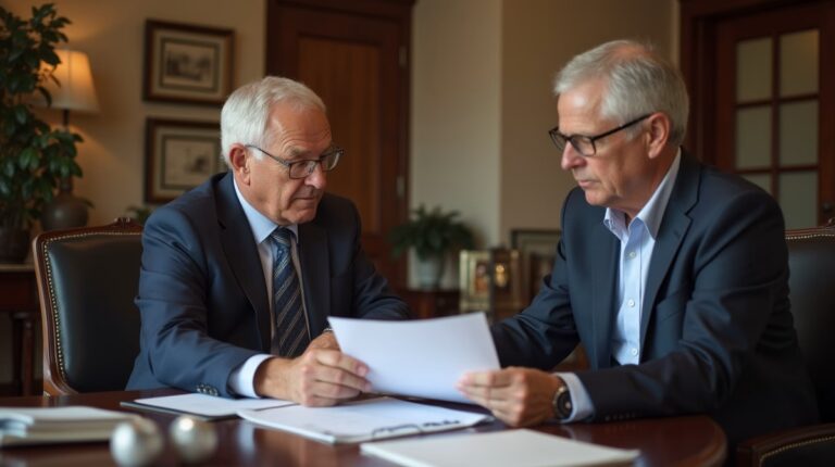 The experienced legal team at Moreno Valley Probate Law helping Inland Empire families from our Moreno Valley office consults with heirs in the Moreno Valley office to sign vital court filings discussing What Happens in an Intestate Estate