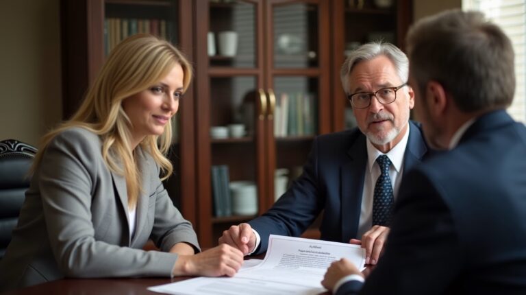 The experienced legal team at Moreno Valley Probate Law helping Inland Empire families from our Moreno Valley office consults with heirs in the Moreno Valley office to sign vital court filings discussing What If I Miss My Probate Court Date